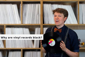 Why are vinyl records black?